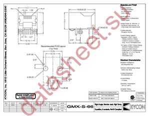 GMX-S-66-50 datasheet  