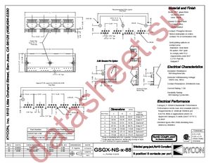 GSGX-NS-2-88-50 datasheet  