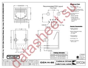 GSX-N-88-50 datasheet  