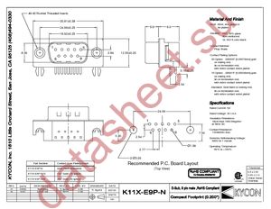 K11X-E9P-N datasheet  