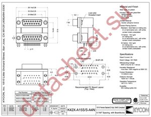 K42X-A15S/S-A4N datasheet  