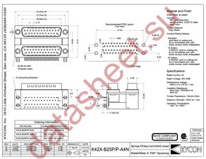 K42X-B25P/P-A4N datasheet  