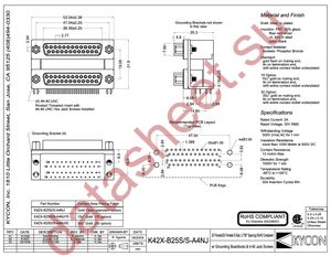 K42X-B25S/S-A4NJ datasheet  