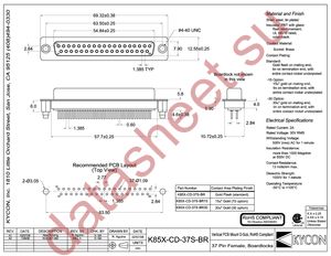 K85X-CD-37S-BR datasheet  