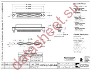 K86X-CD-62S-BR datasheet  