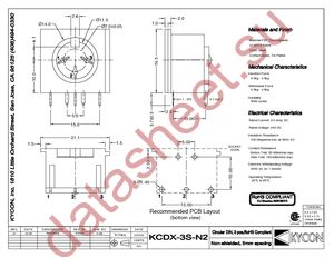 KCDX-3S-N2 datasheet  