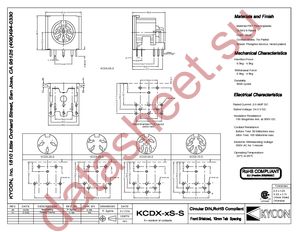 KCDX-3S-S datasheet  