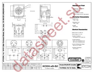 KCDX-3S-S2 datasheet  