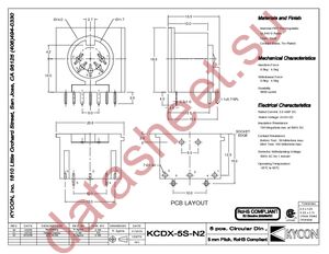 KCDX-5S-N2 datasheet  