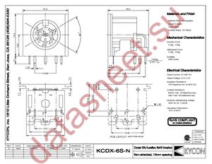 KCDX-6S-N datasheet  