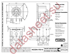 KCDX-7S-N datasheet  