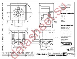 KCDX-8S-N datasheet  