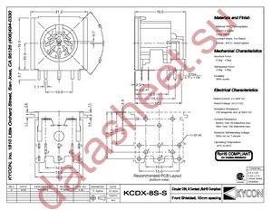 KCDX-8S-S datasheet  