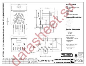 KCDX-8S-S2-PS datasheet  