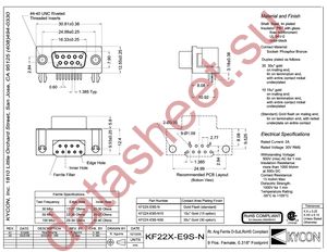 KF22X-E9S-N datasheet  