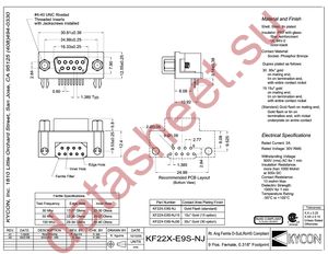 KF22X-E9S-NJ datasheet  