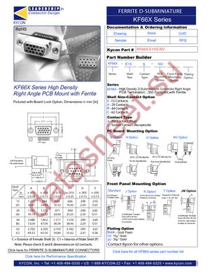 KF66X-A26P-N datasheet  