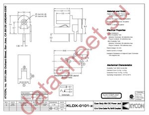 KLDX-0101-A datasheet  