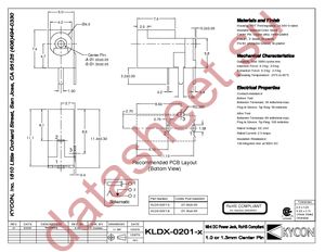 KLDX-0201-A datasheet  