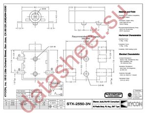 STX-2550-3NTR datasheet  