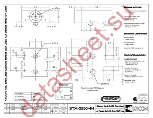 STX-2550-4NTR datasheet  