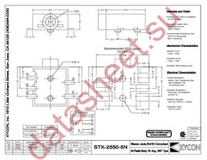 STX-2550-5NTR datasheet  