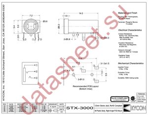 STX-3000 datasheet  