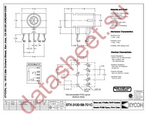 STX-3120-5B-701C datasheet  