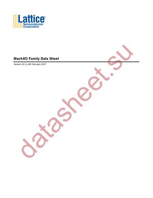 LCMXO256C-4M100C datasheet  