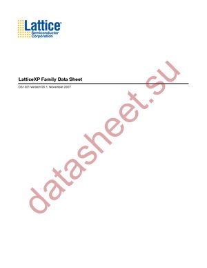 LFXP10C-3F256CES datasheet  