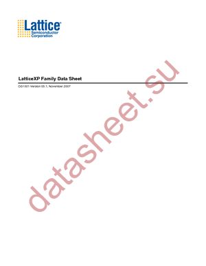 LFXP20C-5FN256C datasheet  