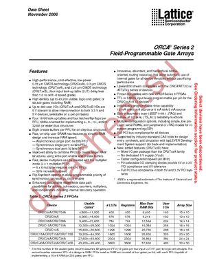 OR2C04A3T100I-DB datasheet  