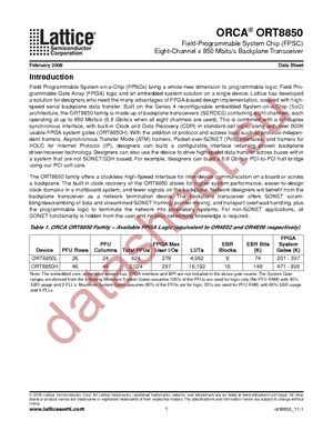 ORT8850L-1BM680I datasheet  