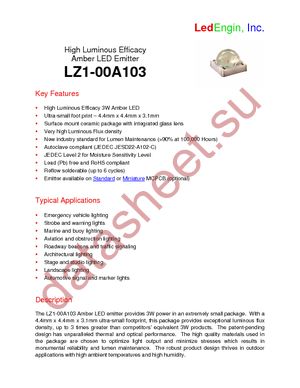 LZ1-00A103 datasheet  