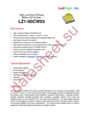 LZ1-00CW03 datasheet  