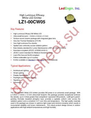 LZ1-00CW05 datasheet  