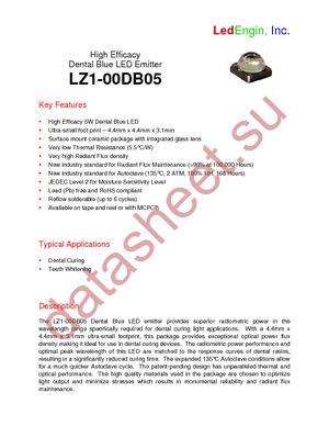 LZ1-00DB05 datasheet  