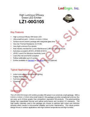 LZ1-00G105 datasheet  