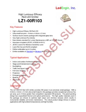 LZ1-00R103 datasheet  