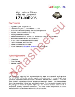 LZ1-10R205 datasheet  