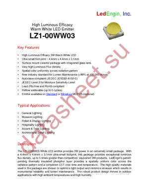 LZ1-10WW03 datasheet  