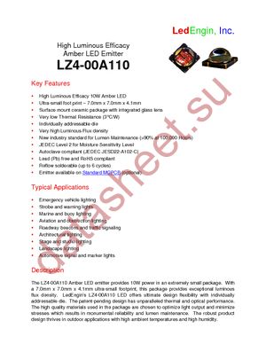 LZ4-00A110 datasheet  