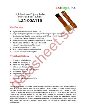 LZ4-00A115 datasheet  