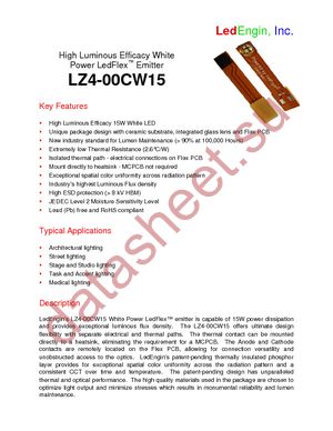 LZ4-00CW15 datasheet  