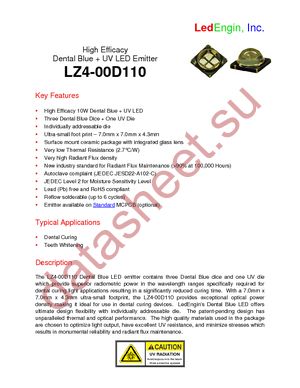 LZ4-00D110 datasheet  
