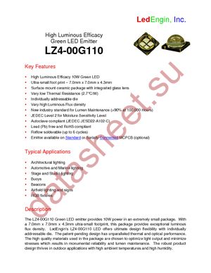 LZ4-00G110 datasheet  