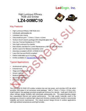 LZ4-00MC10 datasheet  