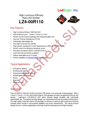 LZ4-00R110 datasheet  