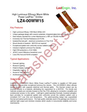 LZ4-00WW15 datasheet  
