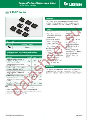 1.5SMC100C datasheet  